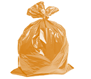 оранжевый мешок для мусора оптом